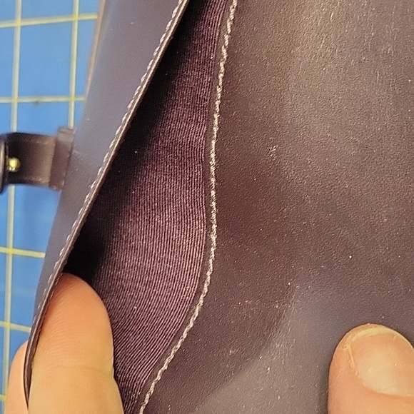 Coach Brown Leather 7" x 4.5" Wallet Snap Clousure - Picture 8 of 11